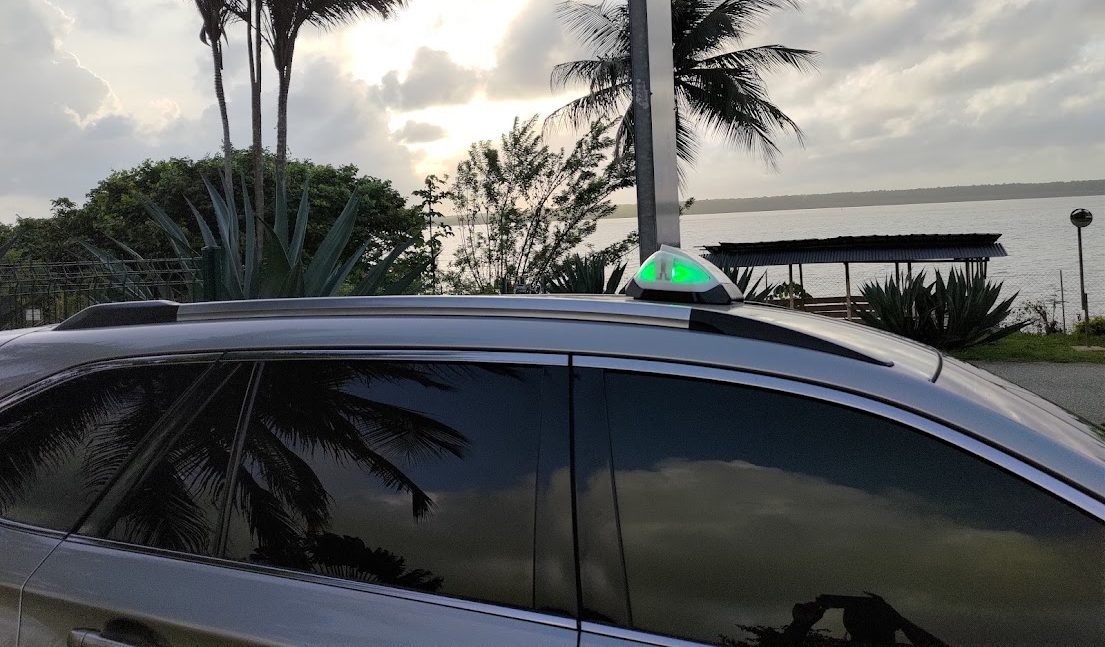 Un véhicule PLATINIUM Transport en Guyane